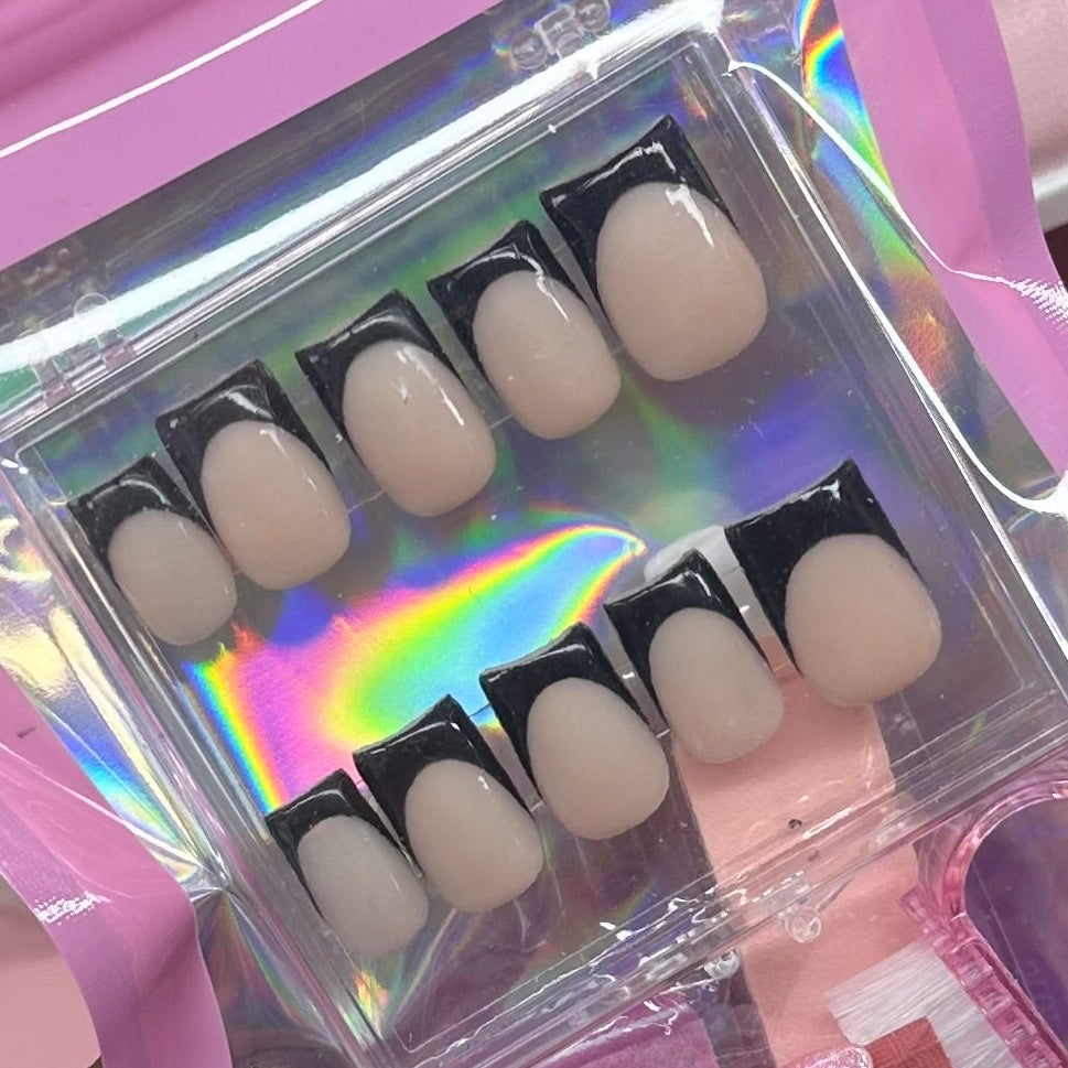 4 Pack Short Custom Acrylic Press On Nails