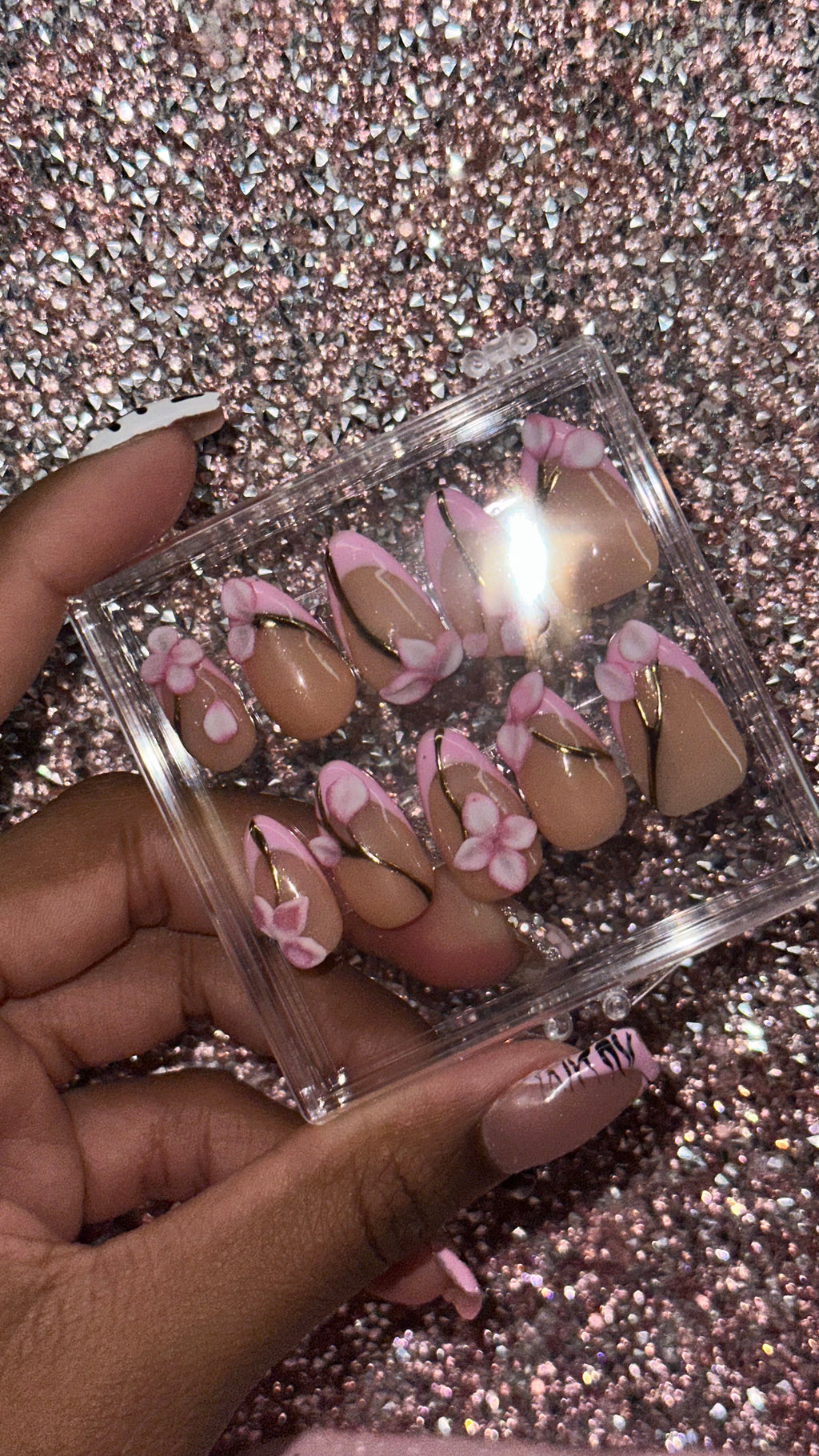 4 Custom Acrylic Press On Nails