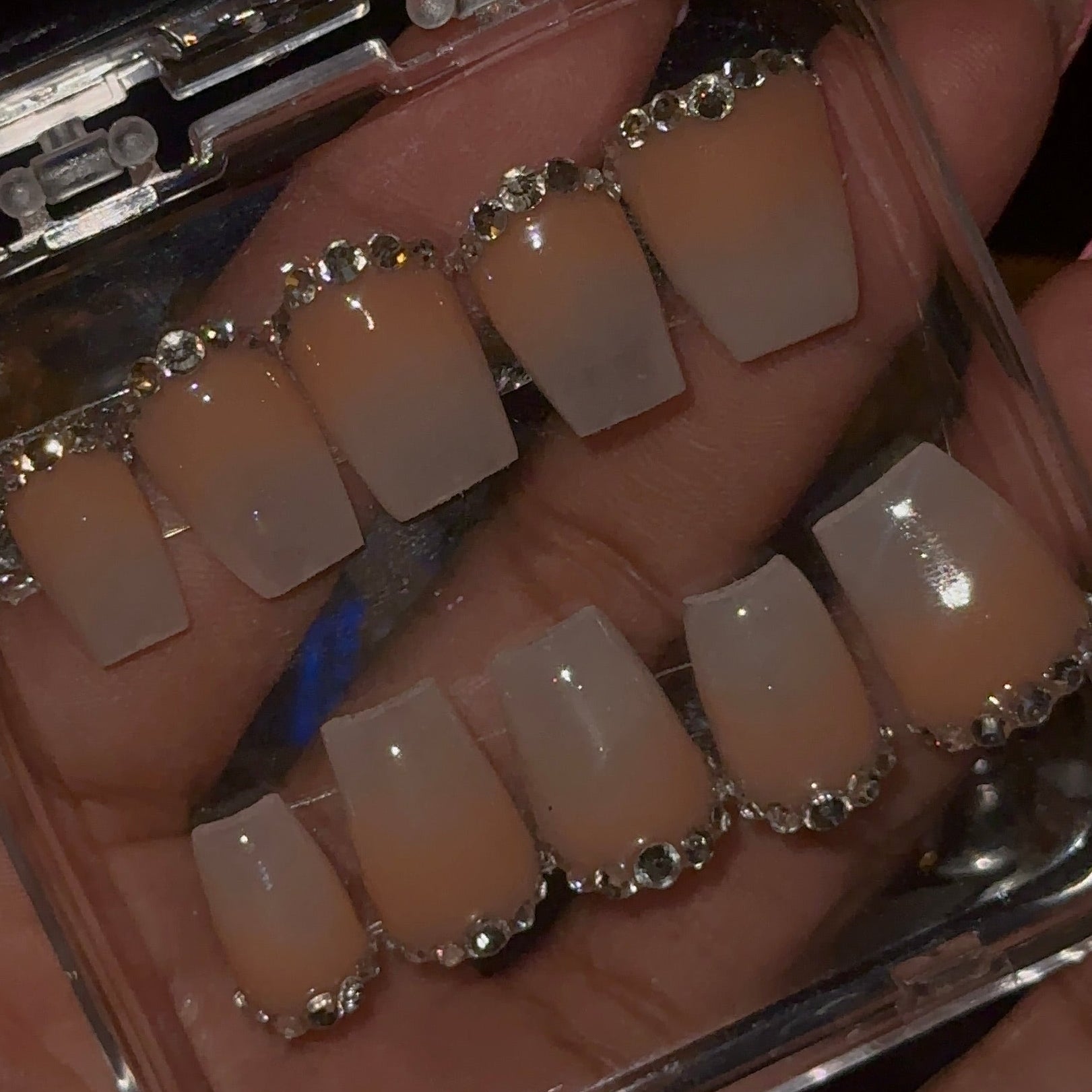 4 Pack Short Custom Acrylic Press On Nails